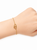 "Connected Hearts" Armband + Geschenkbox