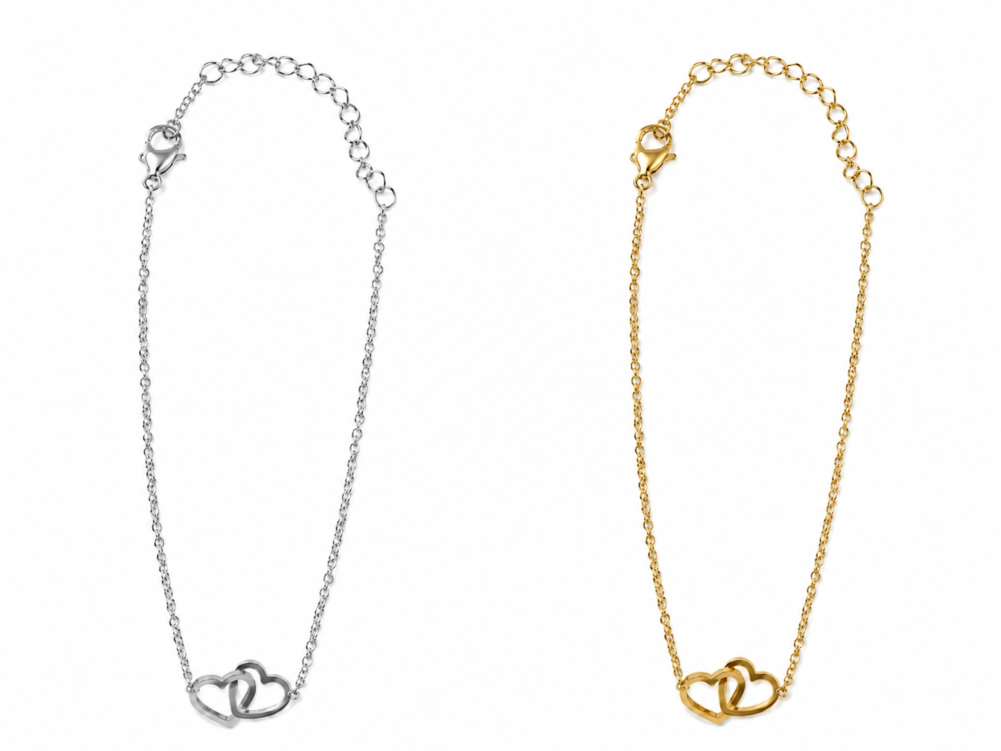 "Connected Hearts" Armband + Geschenkbox