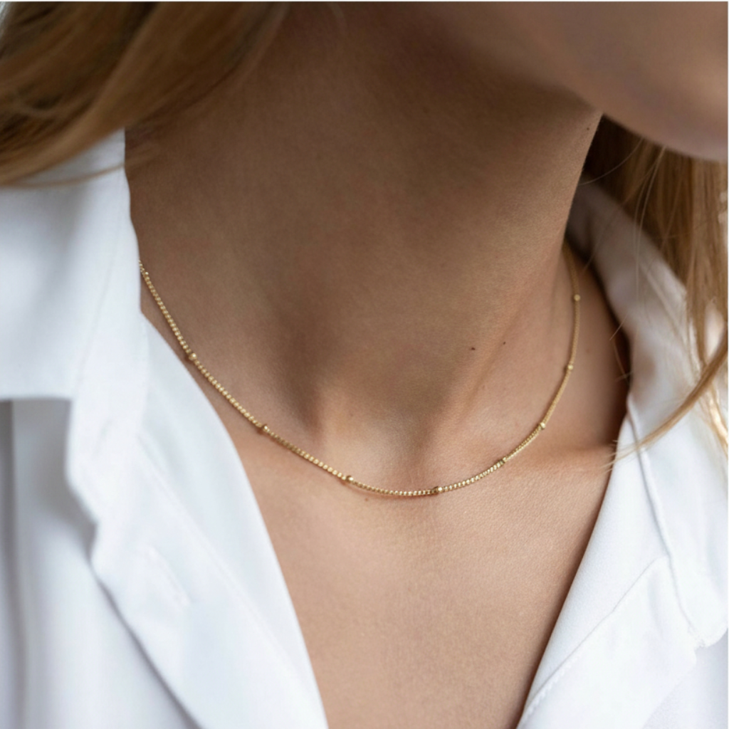 Link Halskette + Geschenkbox